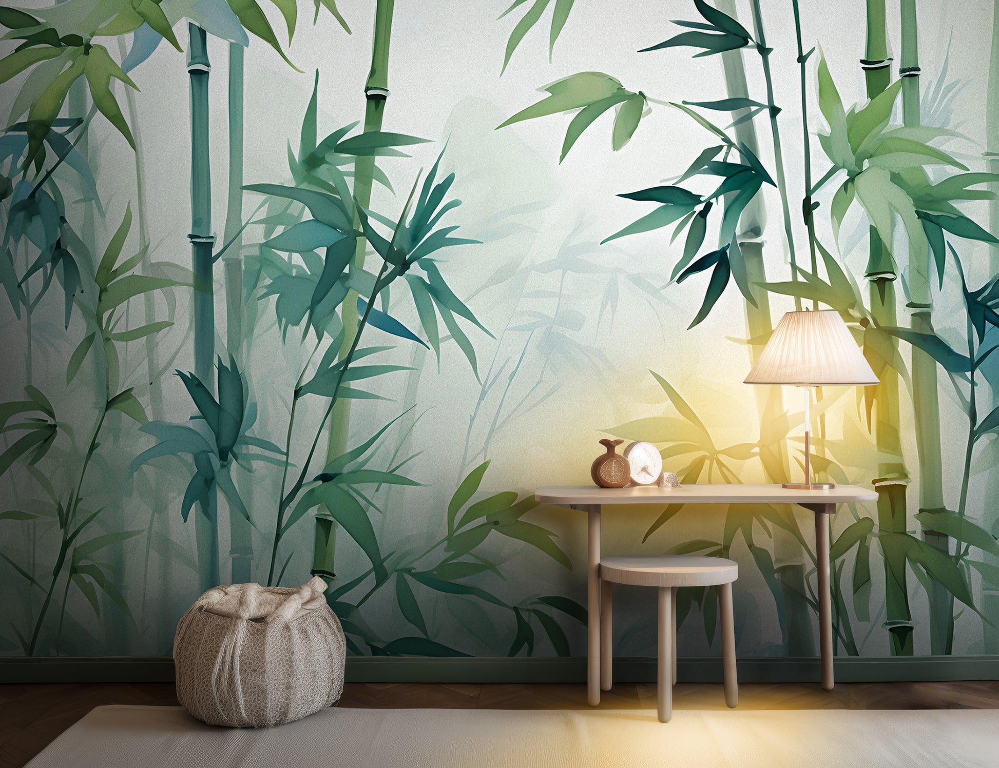 Nature-Inspired Watercolor Wallpaper