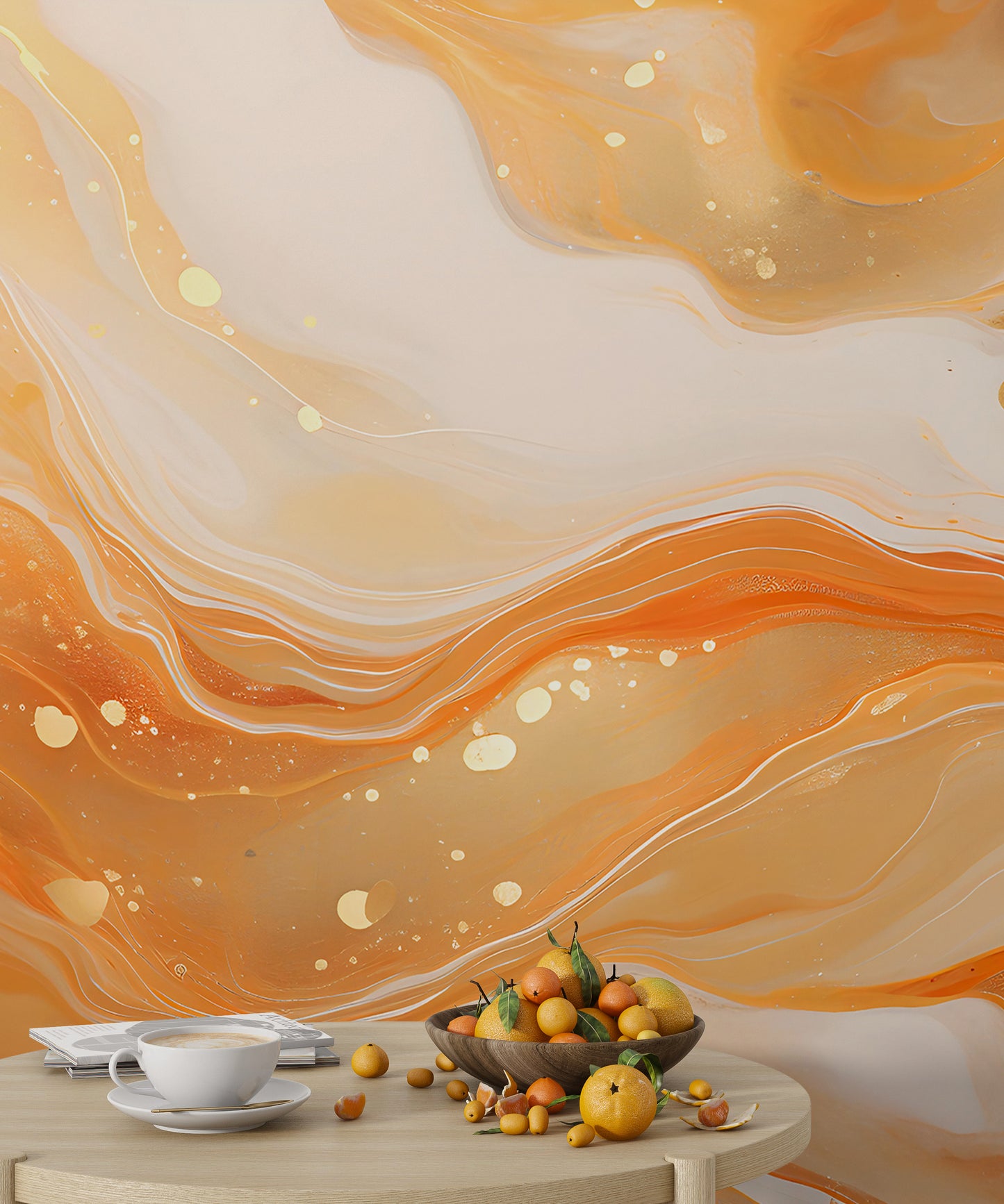 Contemporary Watercolor Wallpaper