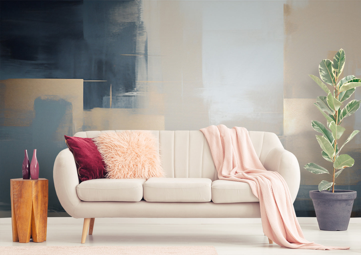 Abstract Peel and Stick wallpaper, Temporary Wallpaper, Removable and Renter friendly Wall Decor, Abstract Wall Art