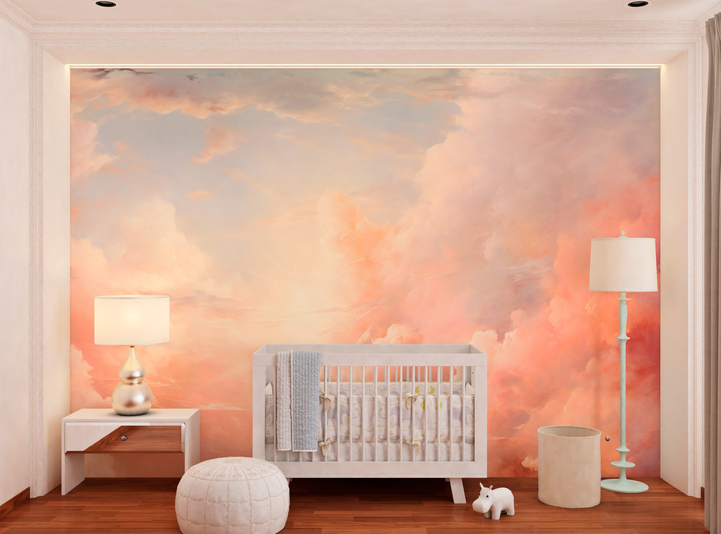 Abstract Skyline Wall Decal