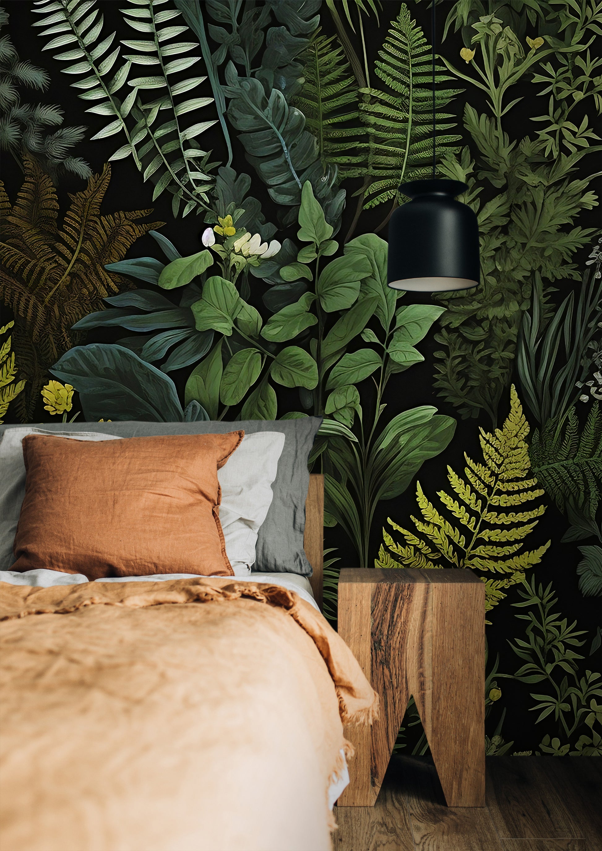 Elegant Fern Removable Wall Decor - Botanic Theme