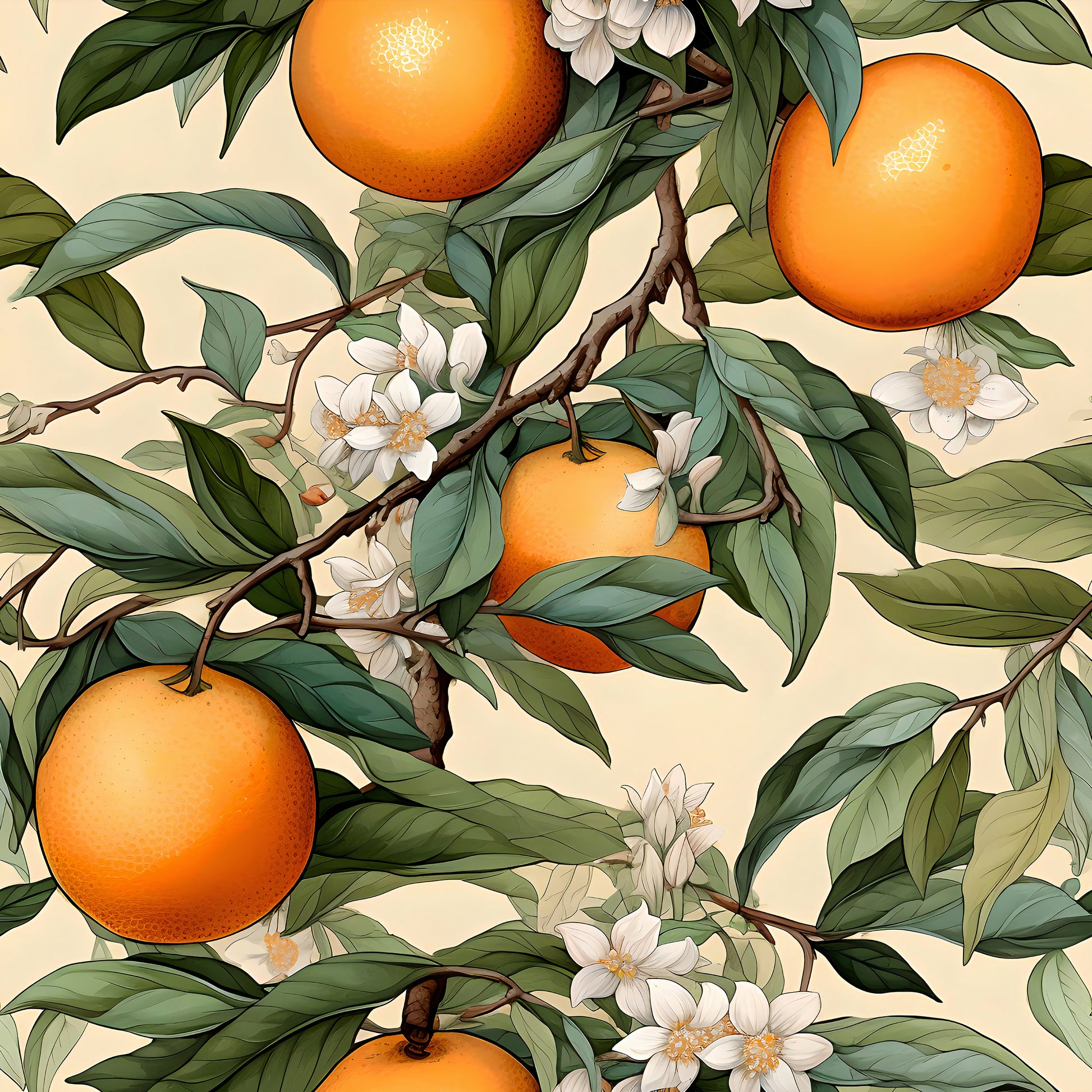 Vibrant Fruit Garden Wall Decor