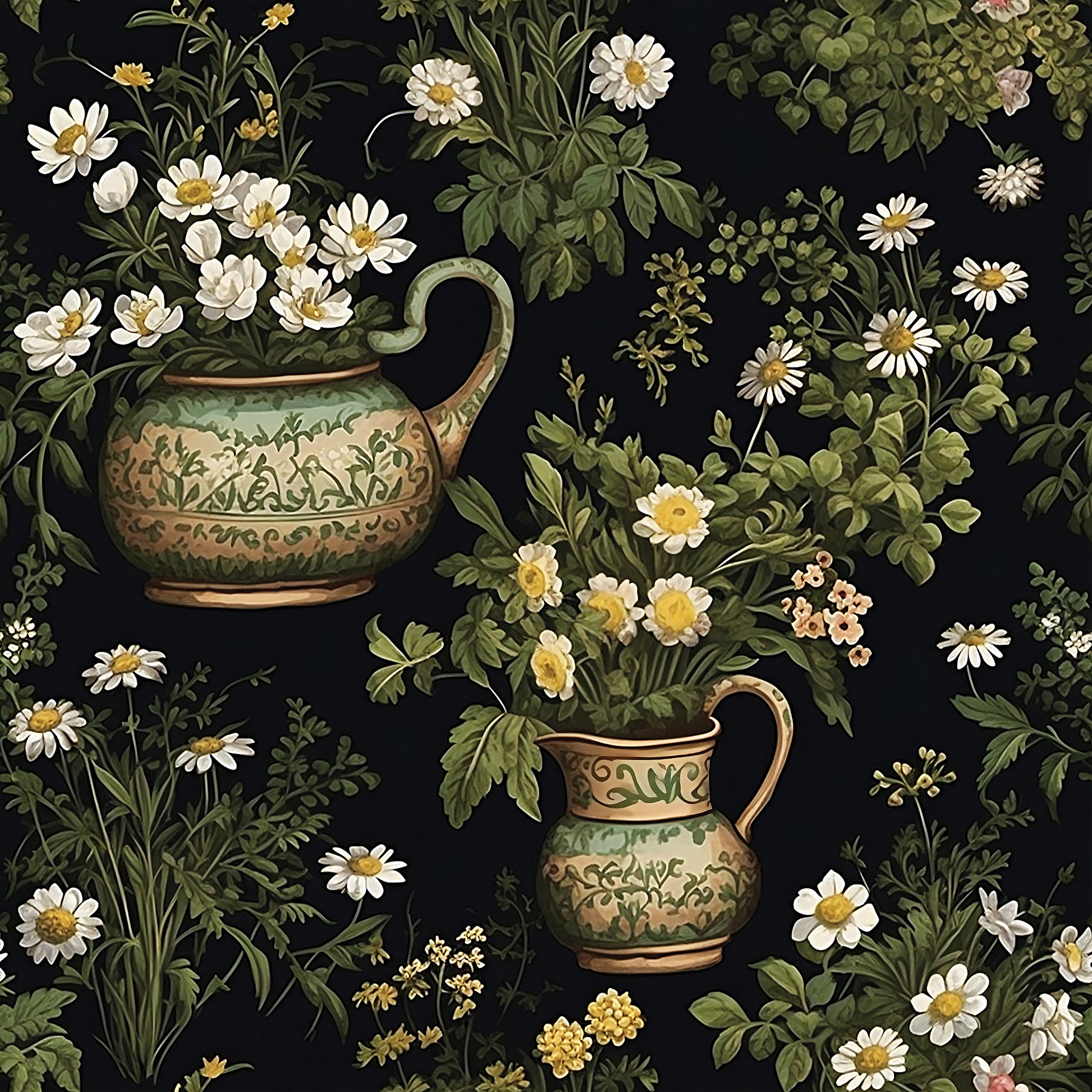 Vintage Dark Peel and Stick Mural for Unique and Timeless Decoration