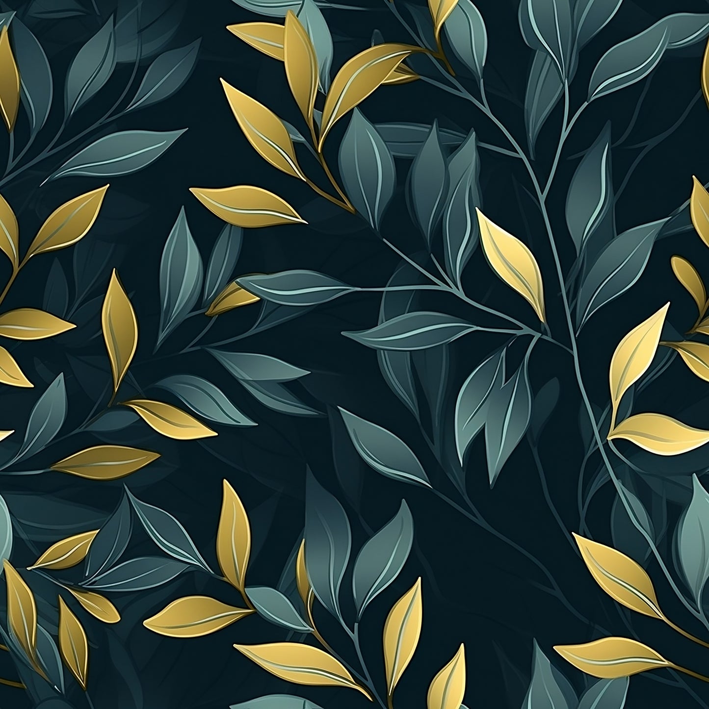 Handcrafted Dark Leaves Wall Decor