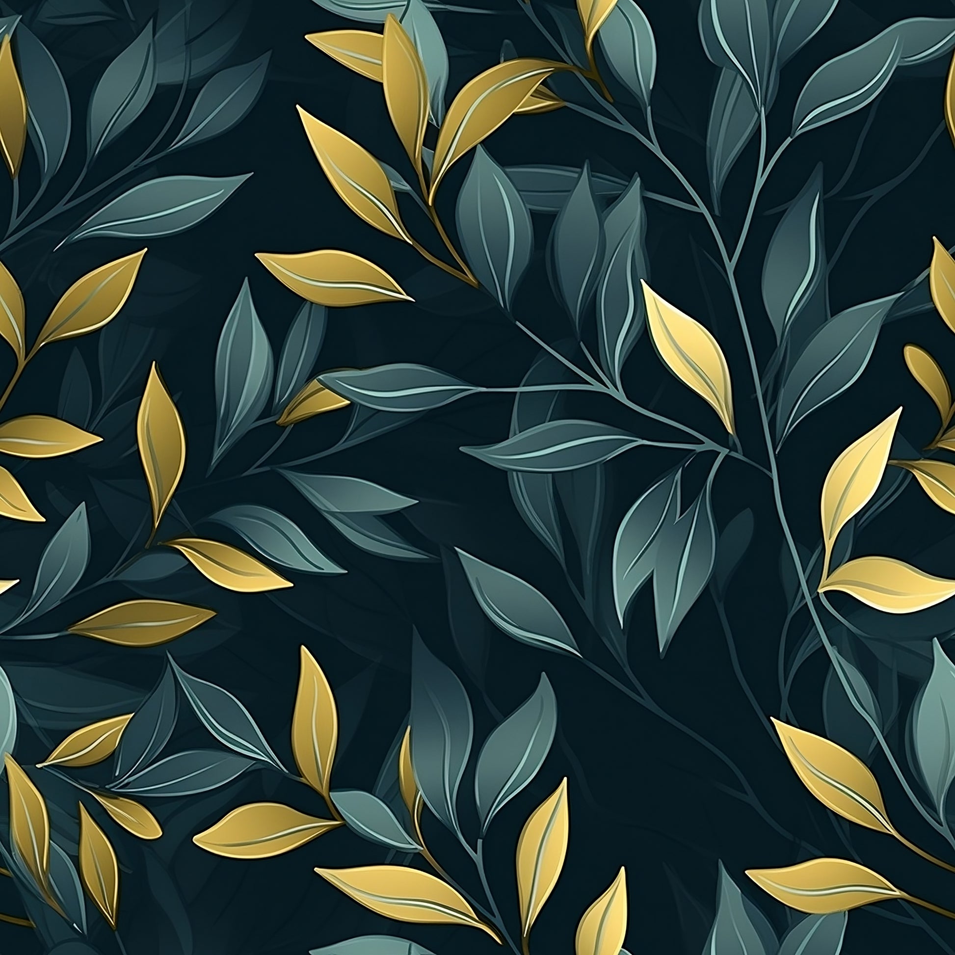 Handcrafted Dark Leaves Wall Decor