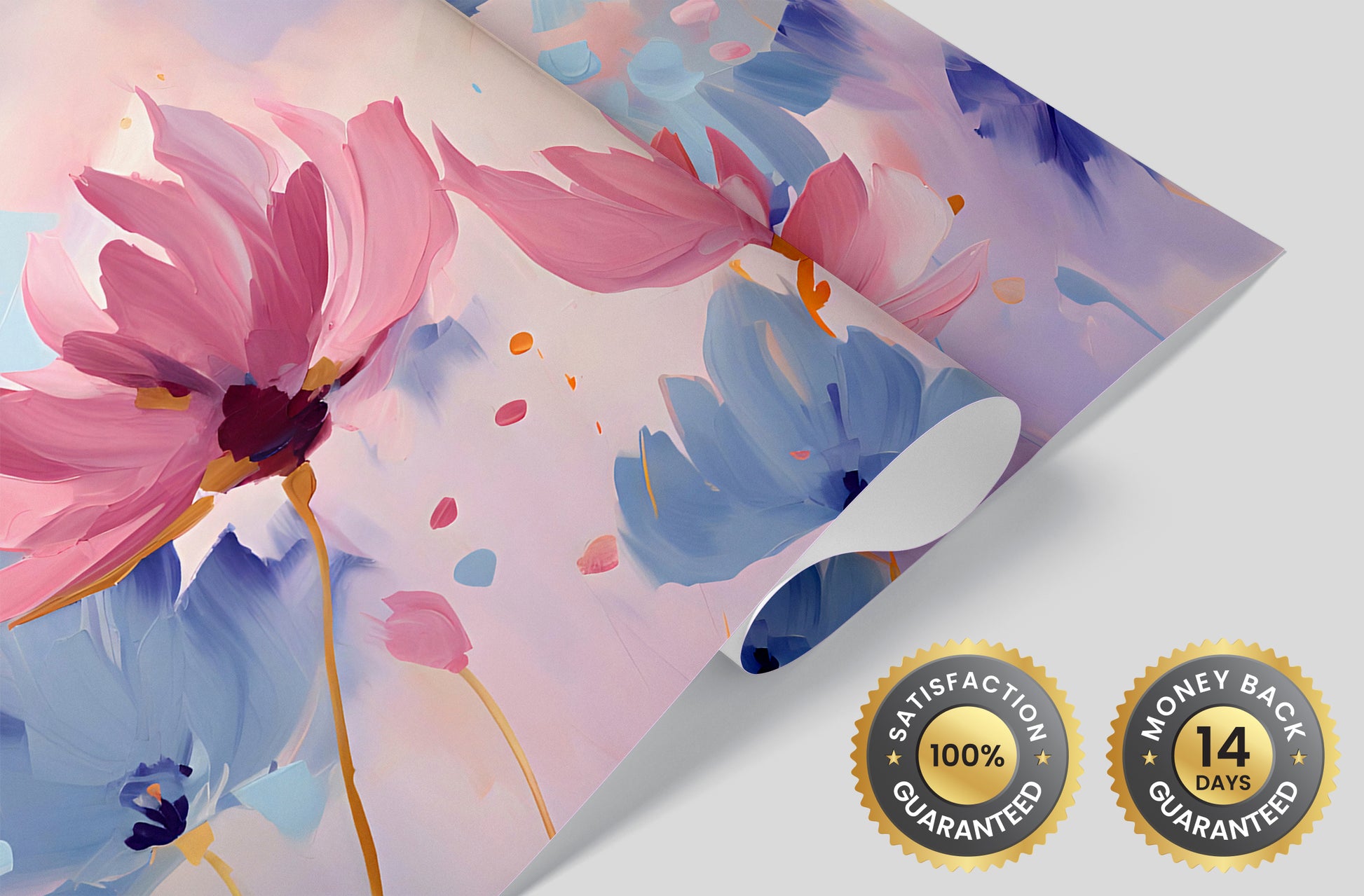 Renter Friendly Floral Wall Decor