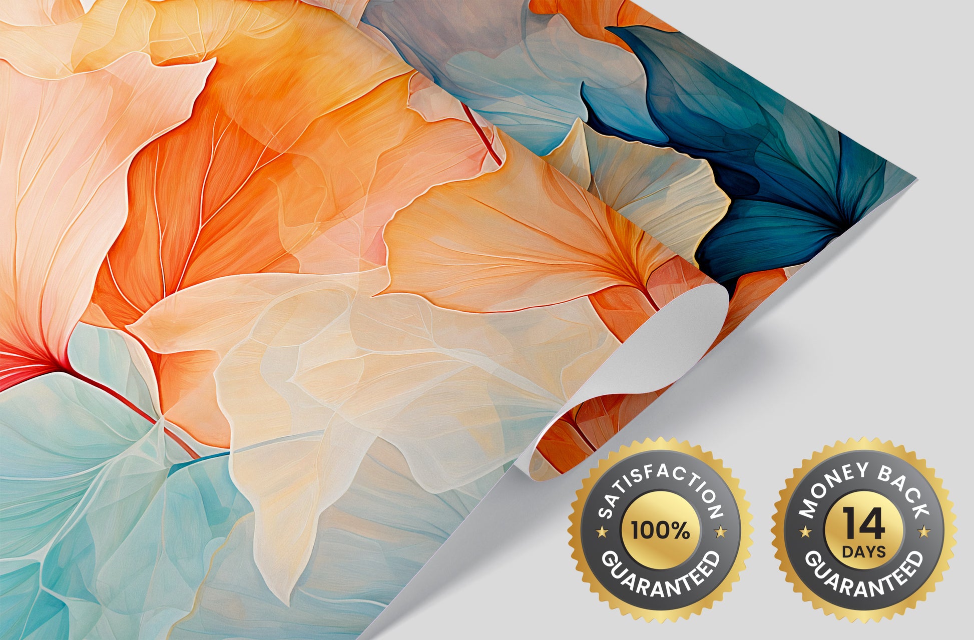 Watercolor Abstract Design for Dynamic Interior