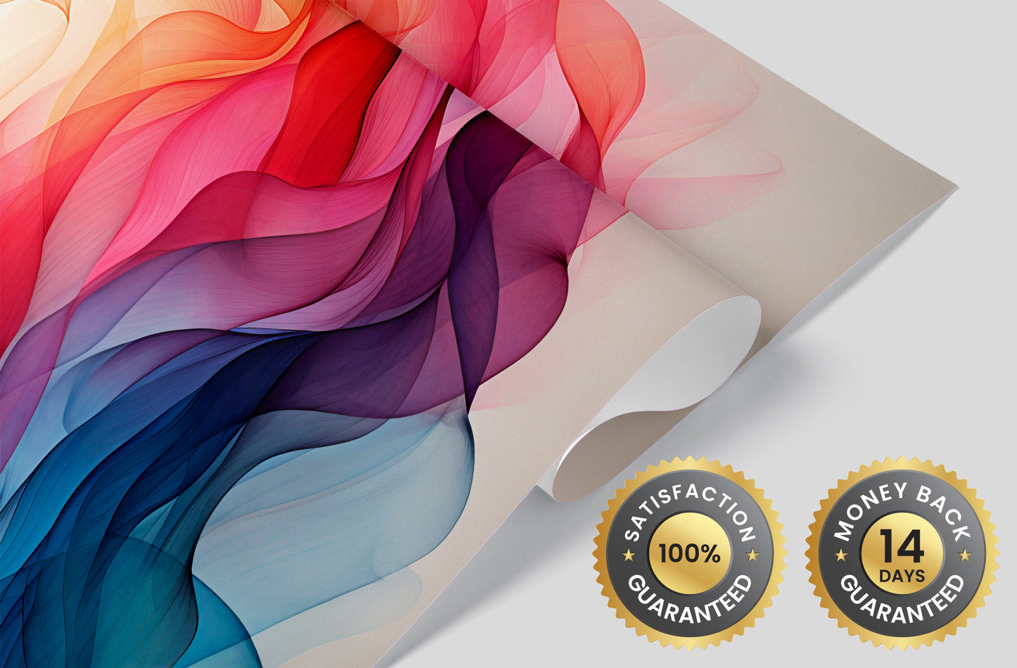 Abstract Color Palette Removable Wall Art