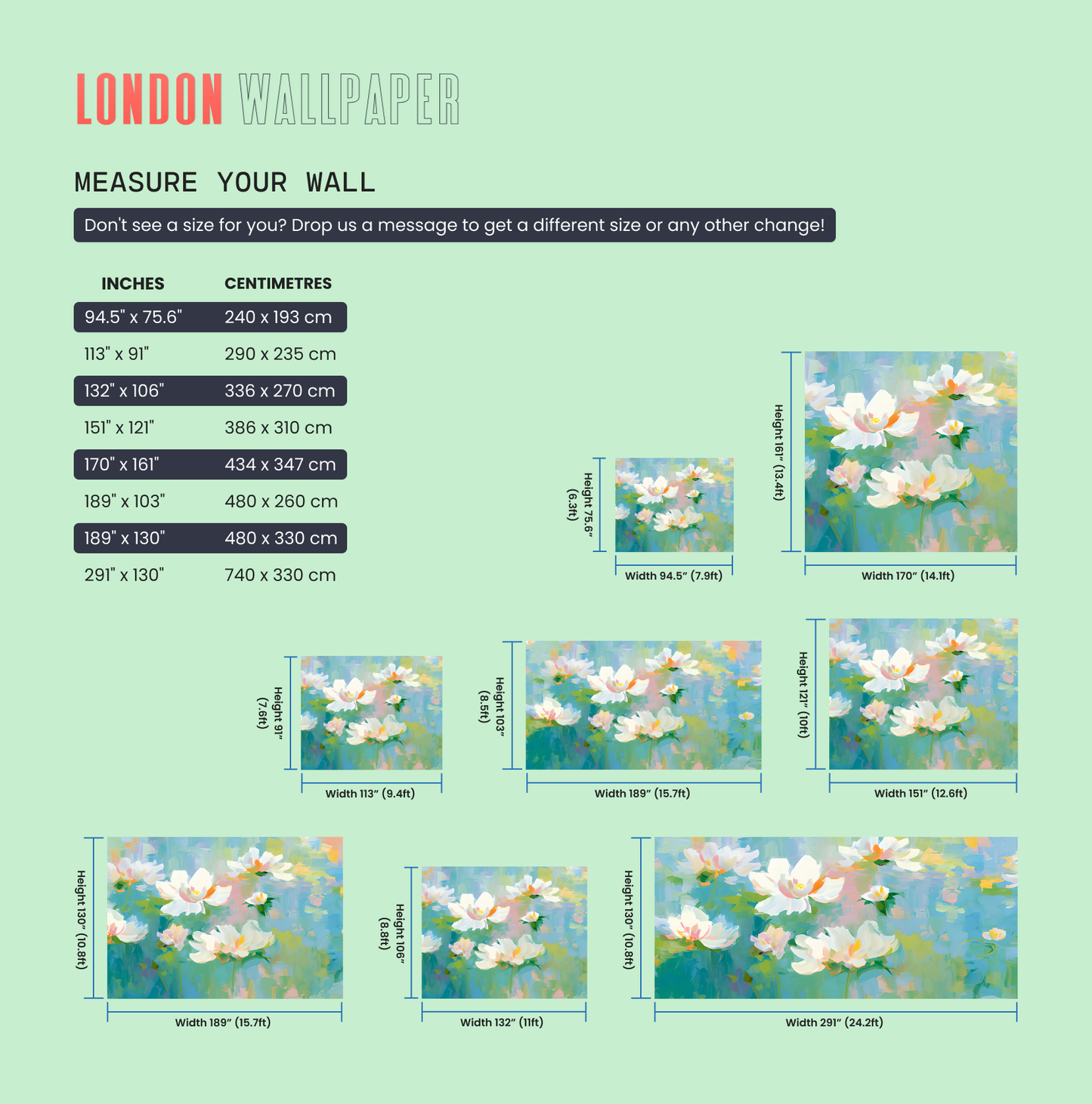 Living Room Removable Wall Poster\