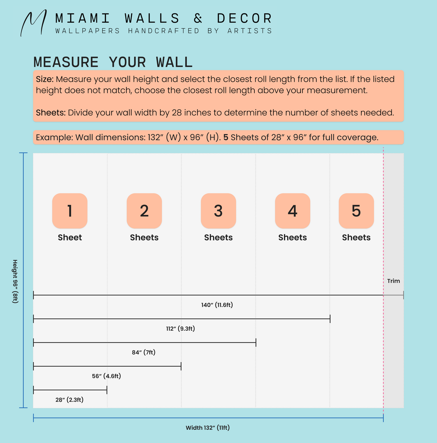 Renter Friendly Floral Wall Covering