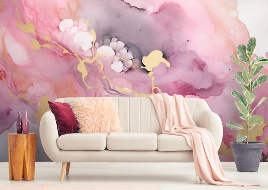 Removable Wall Decor with Abstract Design