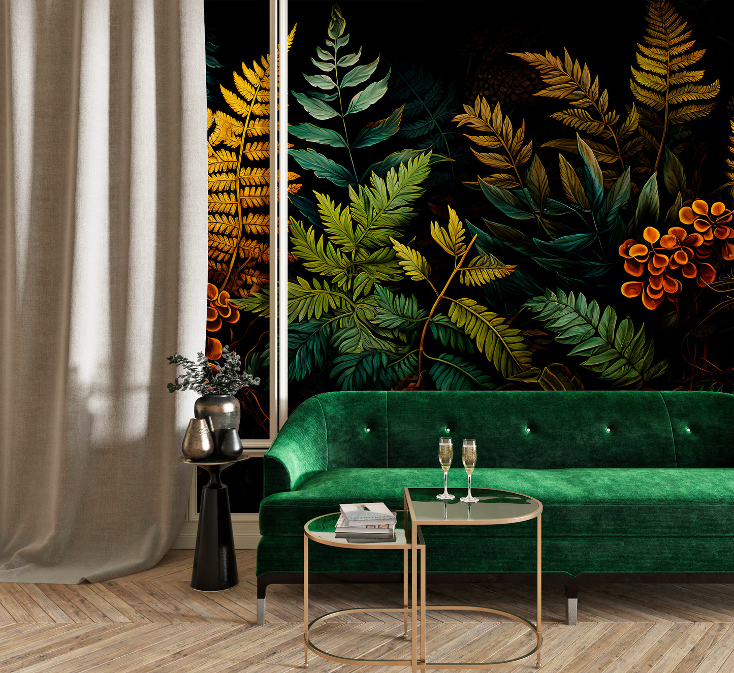 Floral Garden Wallpaper Eco-friendly