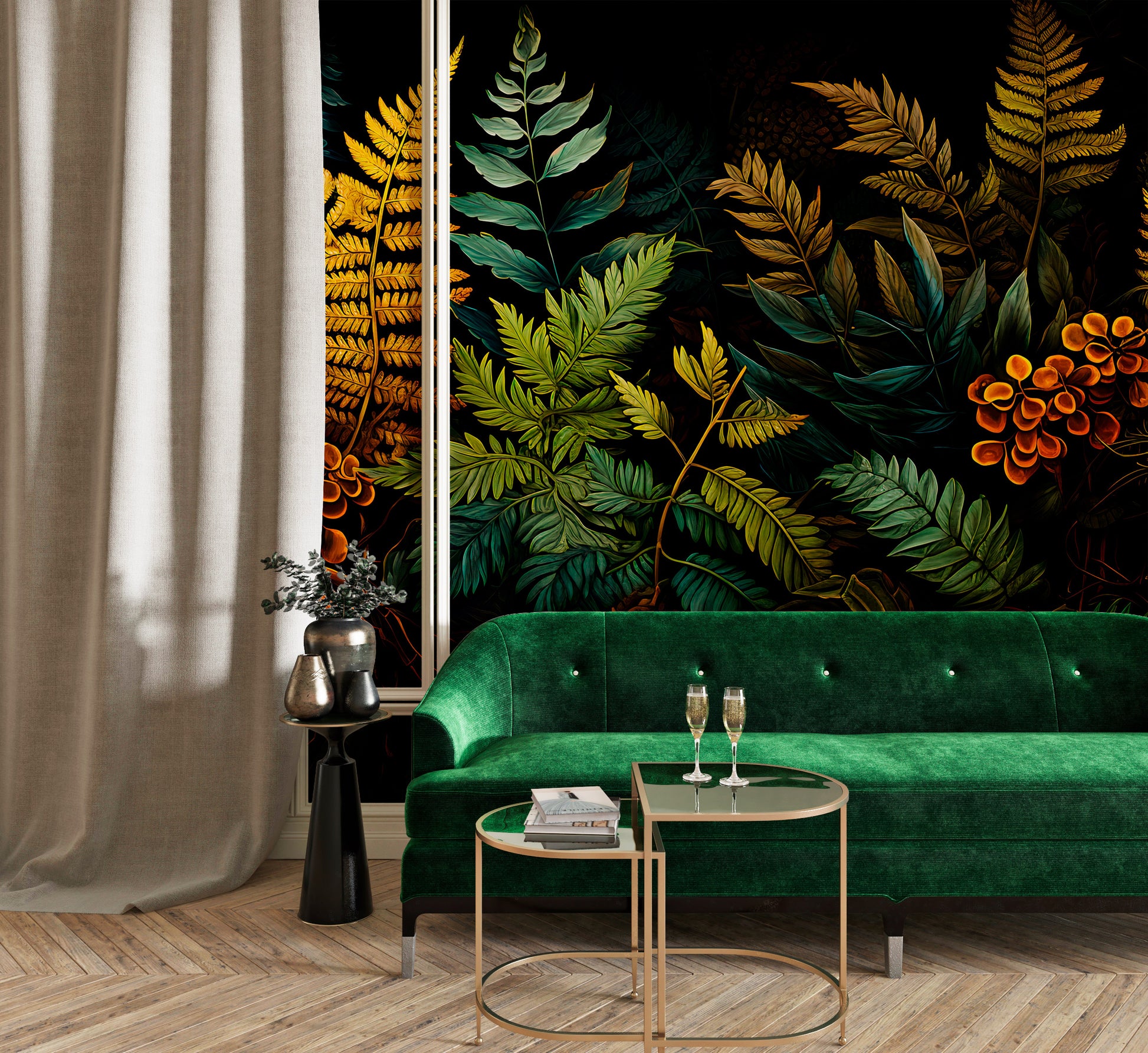 Floral Garden Wallpaper Eco-friendly
