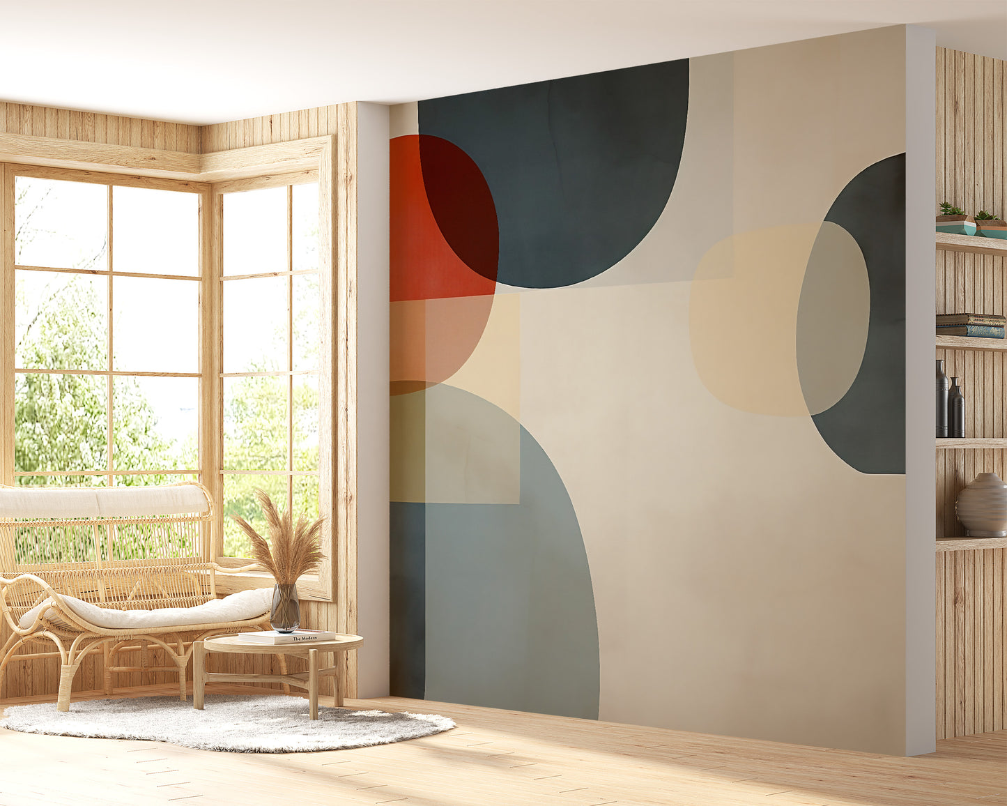 Peel and Stick Color Paintbrush Wallpaper