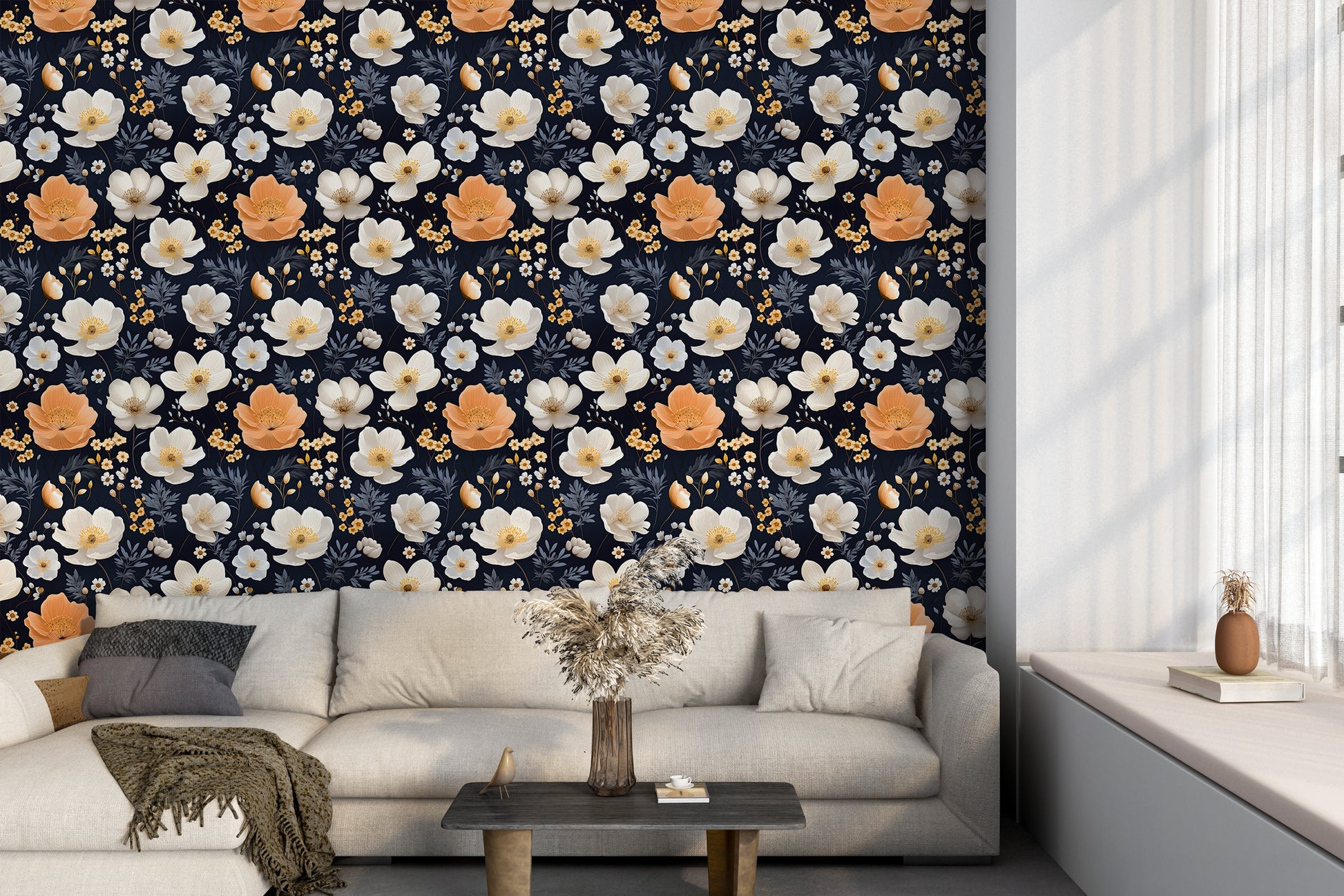 Unique Botanical Garden Wall Covering