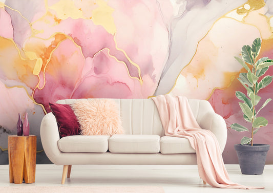 Abstract Liquid Watercolor Wallpaper