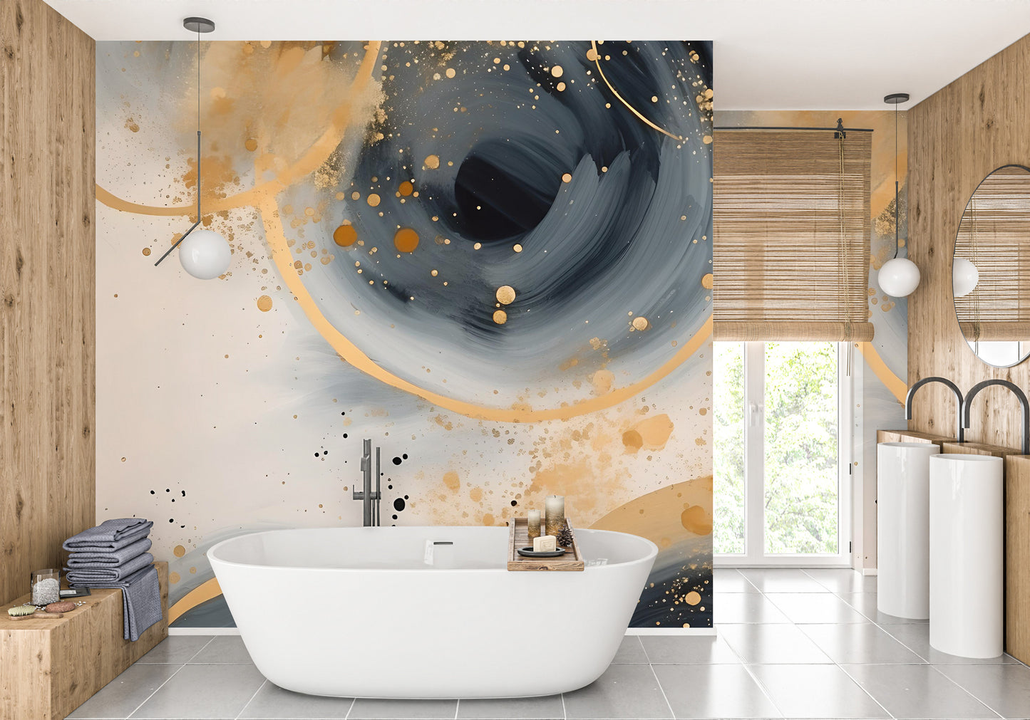 Customizable Abstract Artistic Wallpaper
