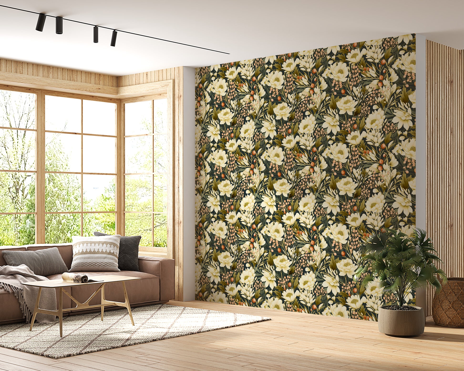 Temporary Botanic Wall Design