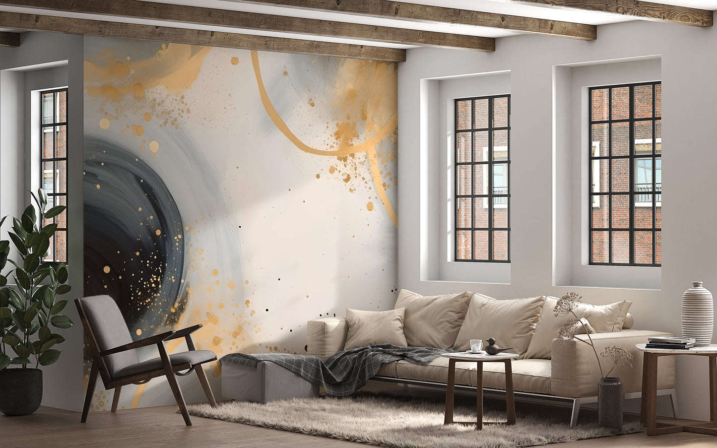 Renter-Friendly Abstract Wall Art