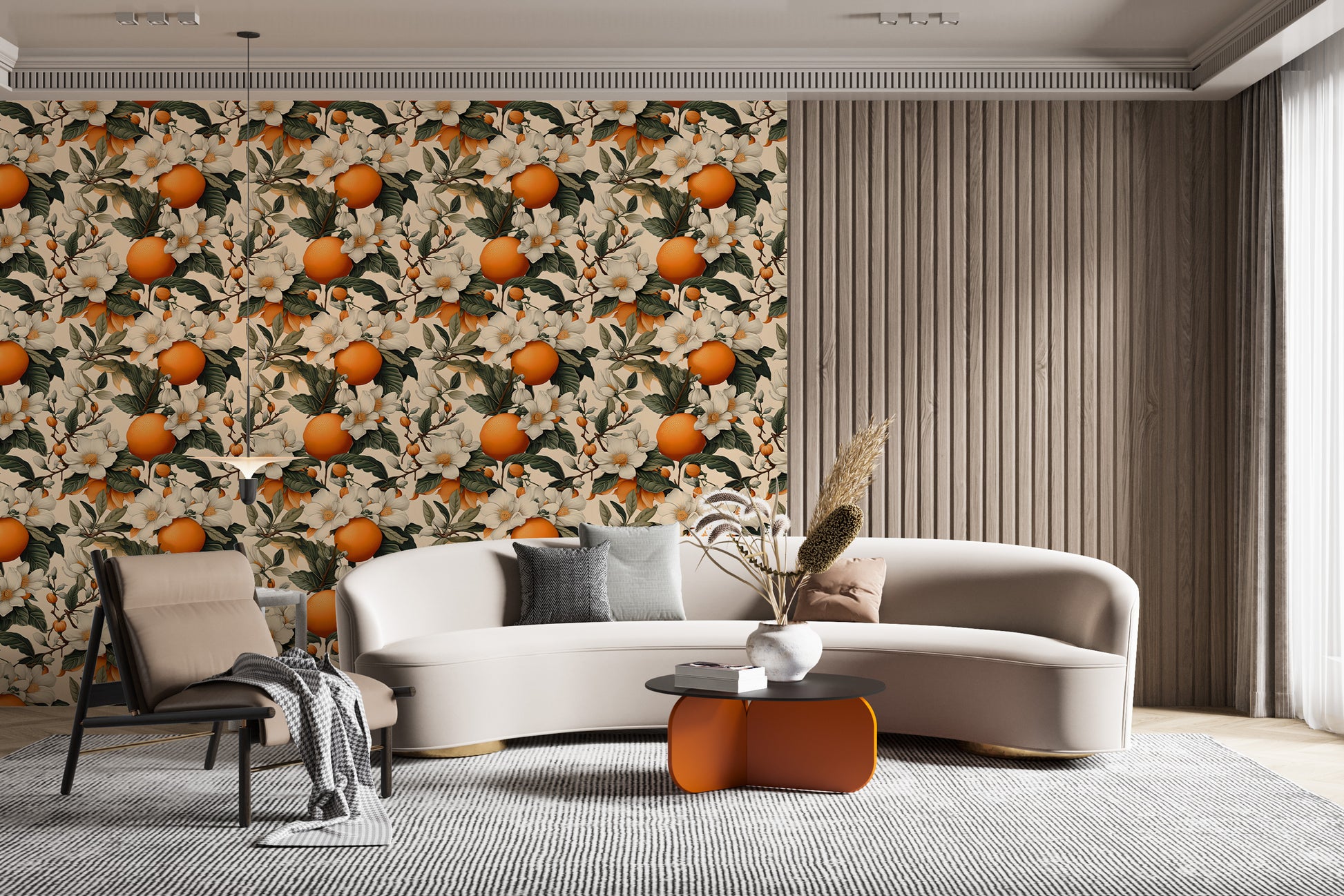 Timeless Orange Fruit Garden Wall Decor