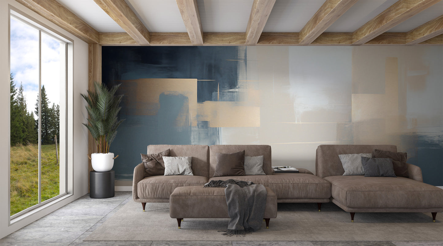Abstract Peel and Stick wallpaper, Temporary Wallpaper, Removable and Renter friendly Wall Decor, Abstract Wall Art