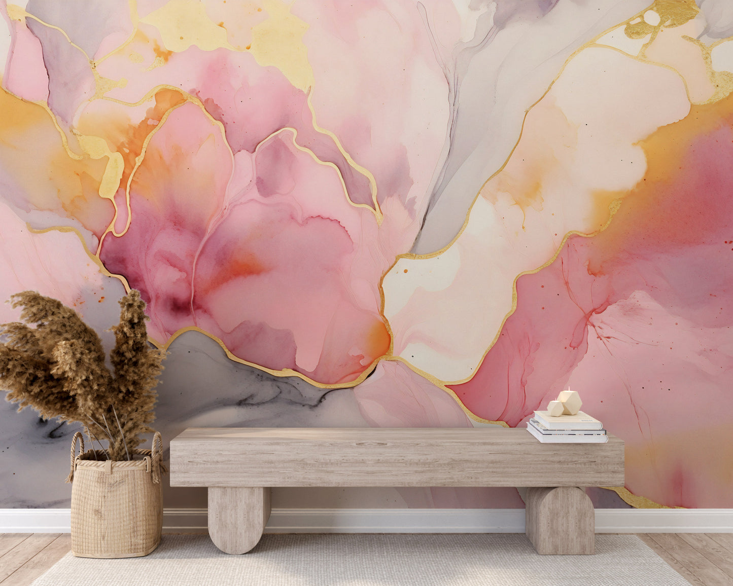 Abstract Liquid Watercolor Design