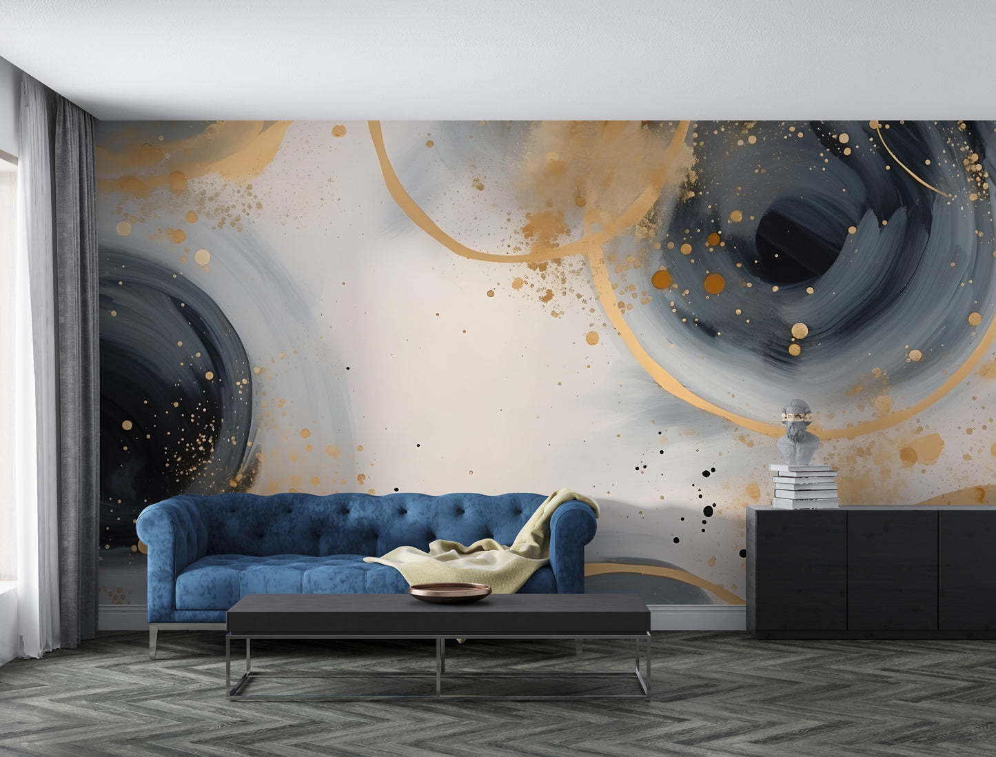 Elegant Peel and Stick Abstract Wall Art