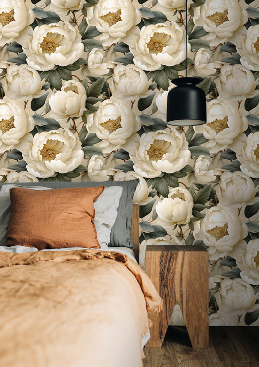 Elegant Peel and Stick Floral Wall Art