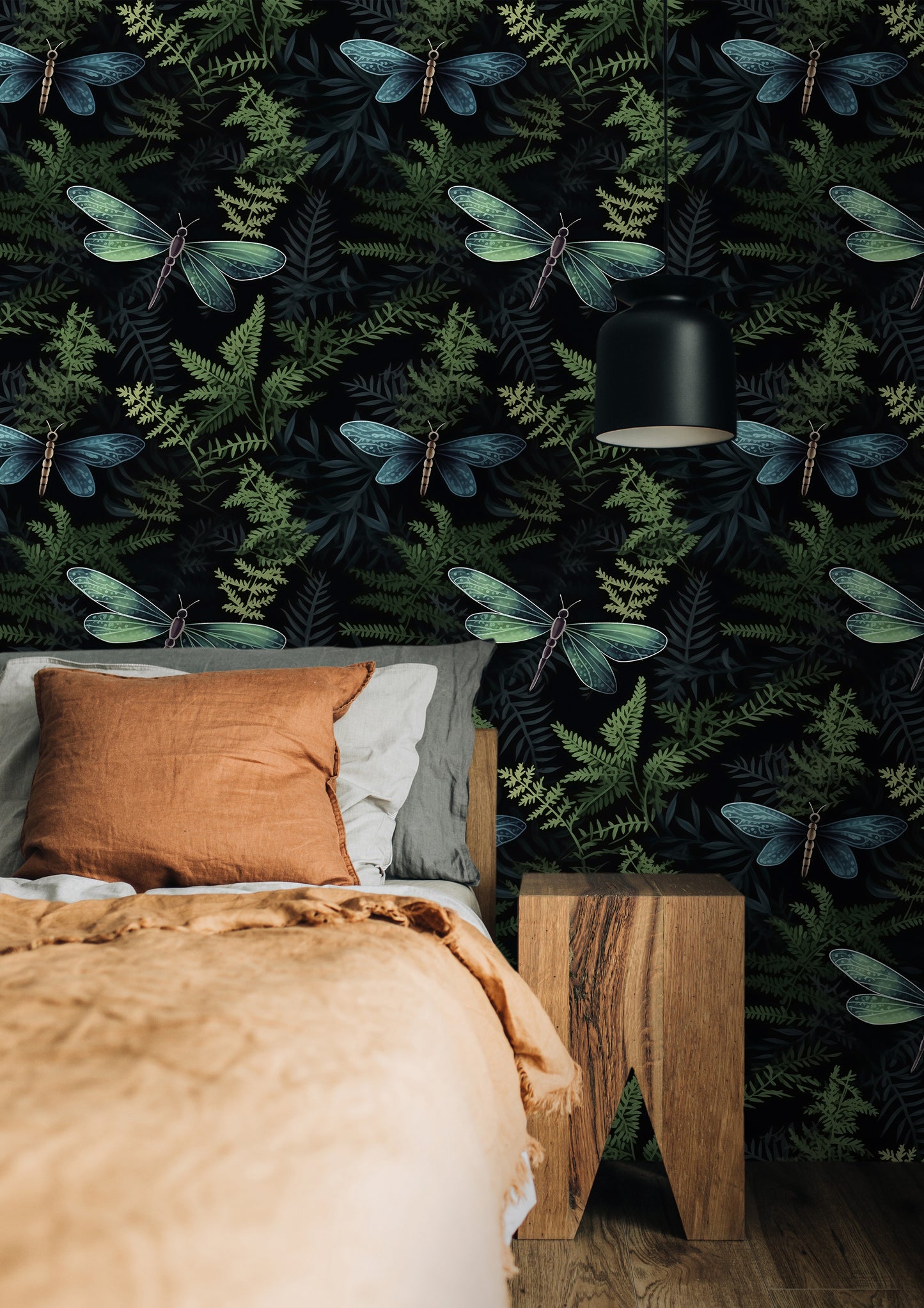 Elegant Peel and Stick Botanical Wallpaper