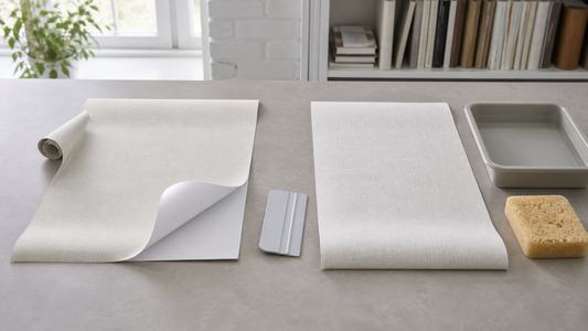 Peel-and-stick and pre-pasted wallpaper installation workflows compared