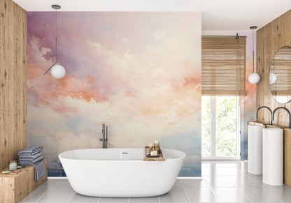 Calming Pastel Clouds for Room Elevation