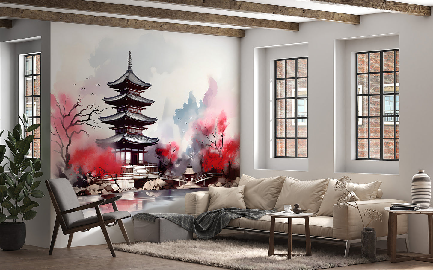 Artistic Removable Asian Wall Decor