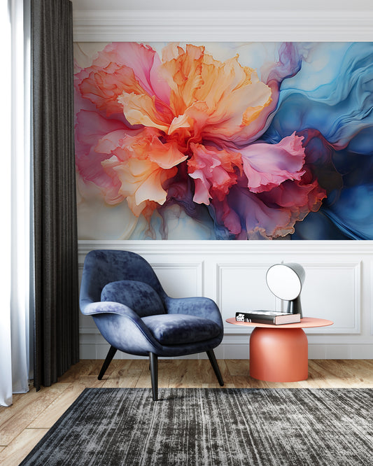 Abstract Removable Mural for Contemporary Wall Decor