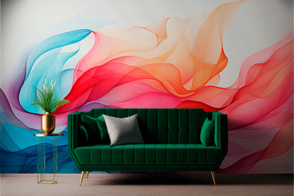Expressive Multicolor Peelable Wallpaper
