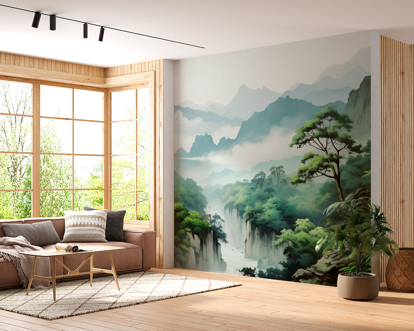 Mysterious Forest Self-Adhesive Mural