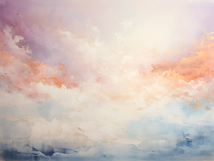 Celestial Watercolor Clouds Wall Decor