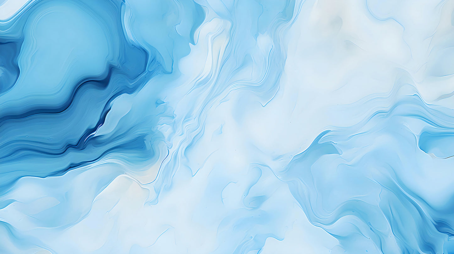 Handcrafted Blue Alcohol Ink Wallpaper
