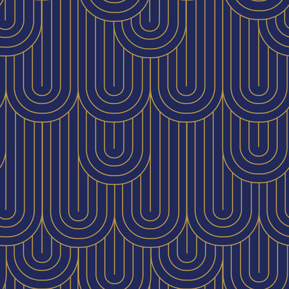 Elegant Art Deco Wallpaper Mural for Sophisticated Home Interiors