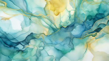 Personalize Your Space with this Abstract Watercolor Wallpaper