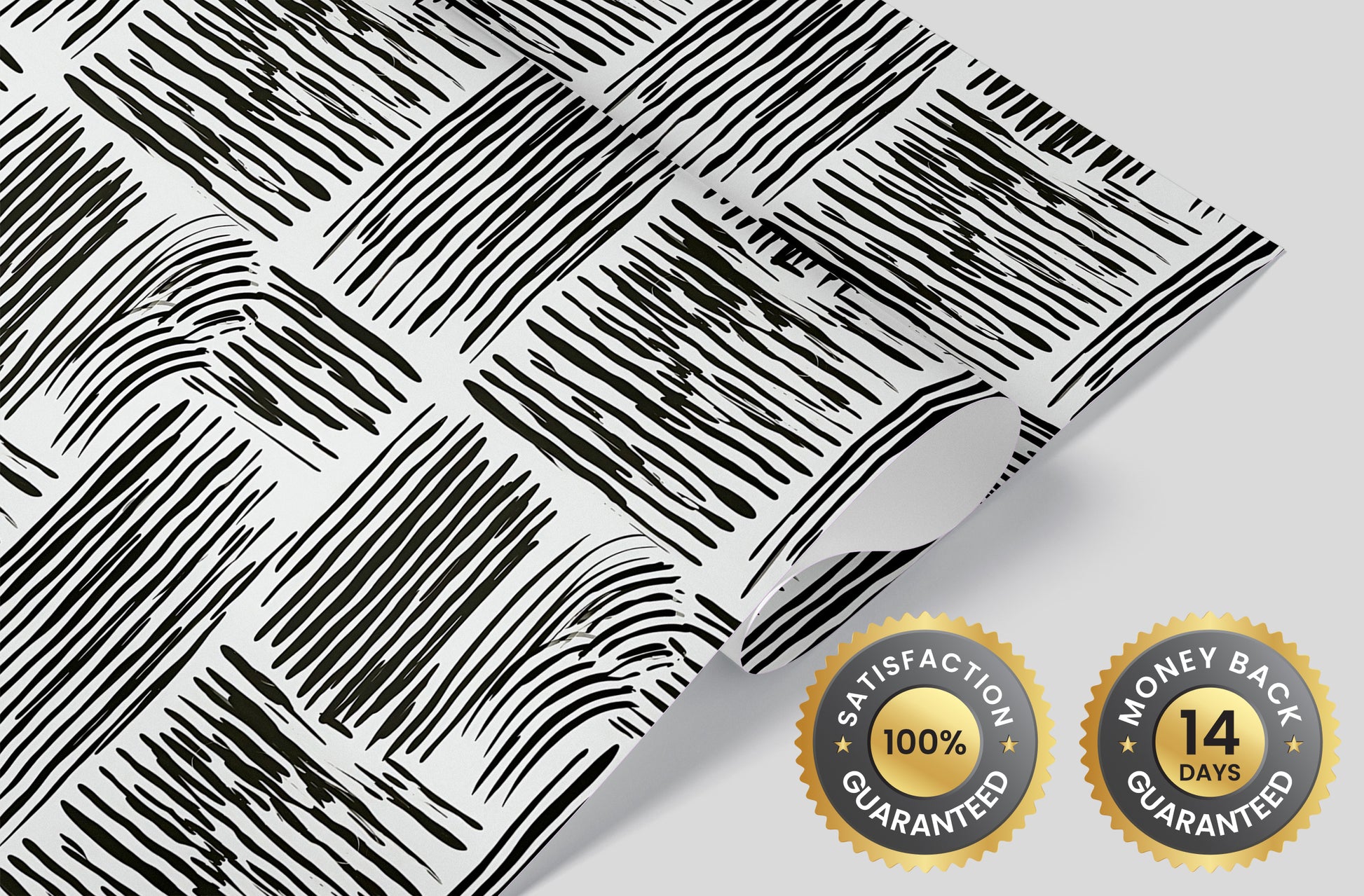 Bold Abstract Wall Covering - Peel and Stick Decor