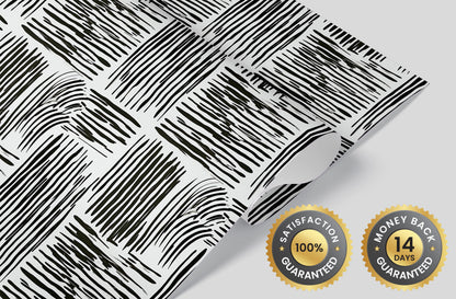 Bold Abstract Wall Covering - Peel and Stick Decor