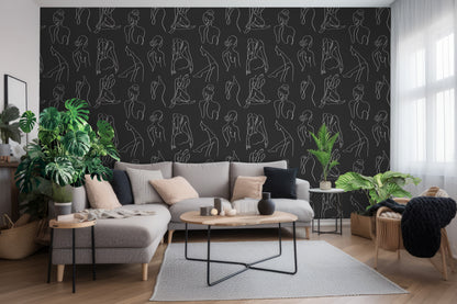 Inspiring Female Form Wallpaper for Empowering and Unique Interiors