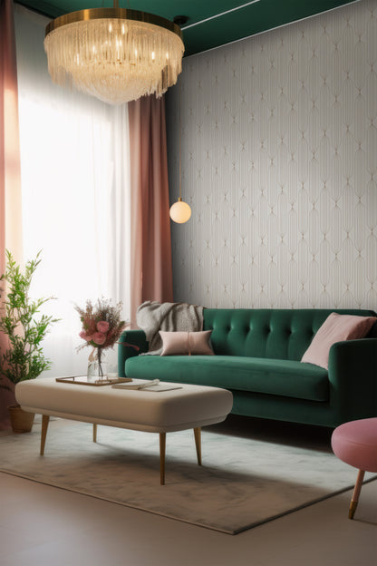 Eco-friendly PVC-Free Art Deco Wall Covering for Sustainable Home Decor