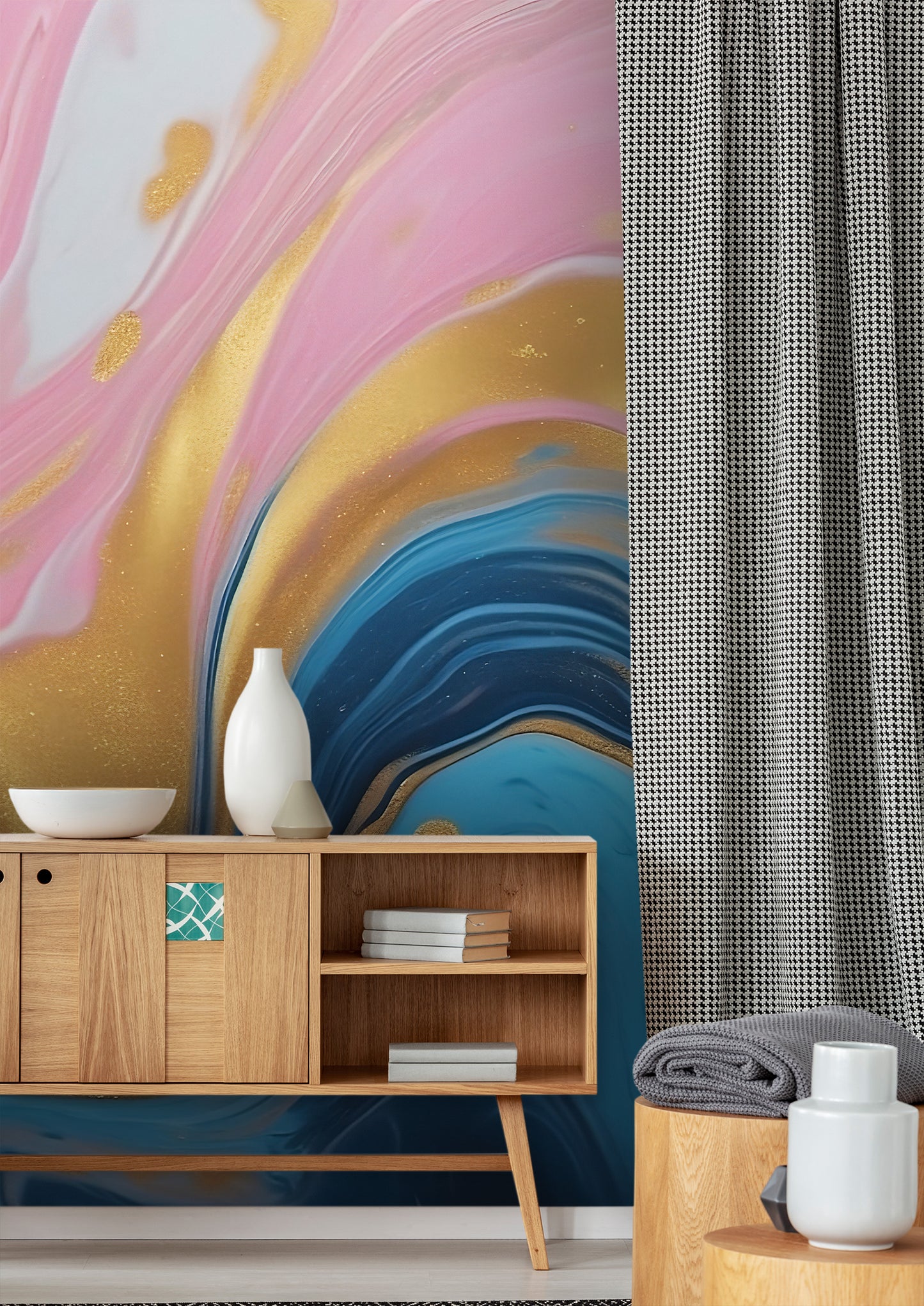 Peel and Stick Wall Covering with Eco-Friendly and PVC-Free Materials