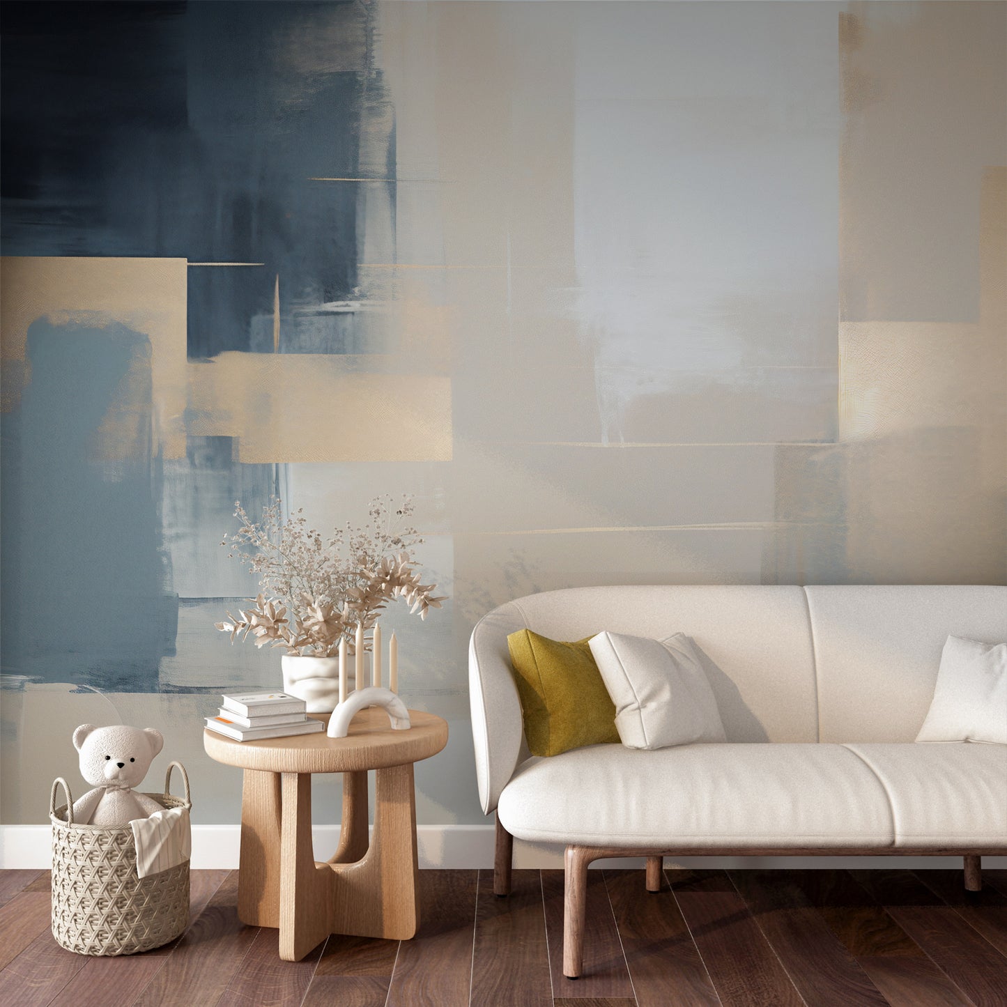 Abstract Peel and Stick wallpaper, Temporary Wallpaper, Removable and Renter friendly Wall Decor, Abstract Wall Art