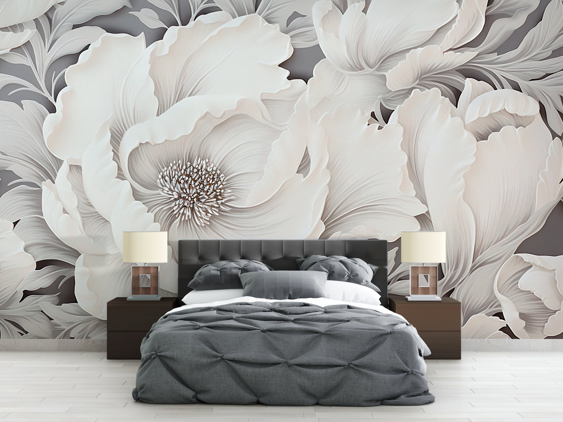 Chic Peony Design for Walls