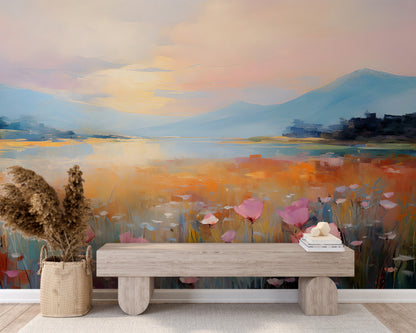 Serene Landscape Self Adhesive Art