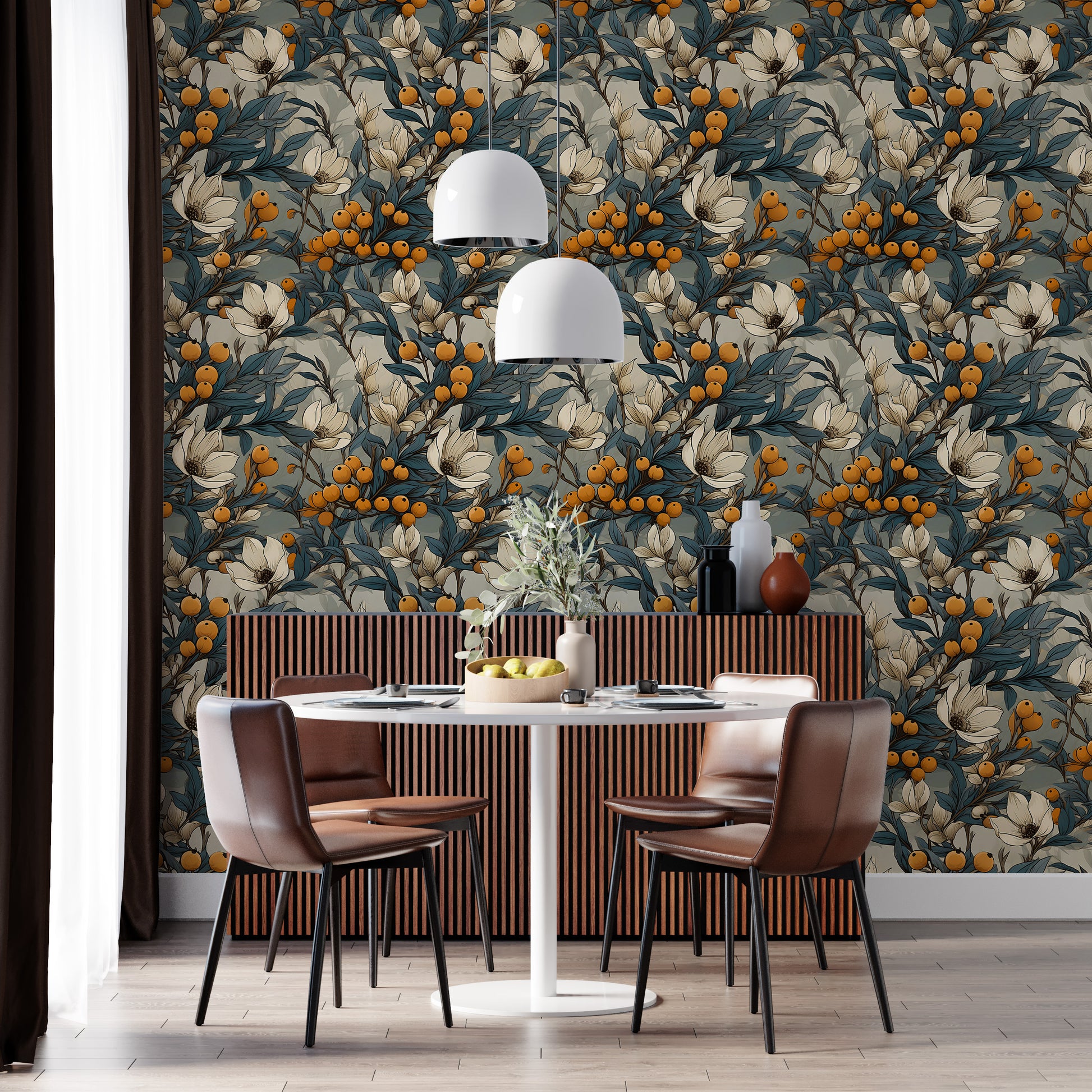 Eco-Friendly Floral Pattern for Renter-Friendly Decor