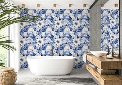 Removable Botanical Vintage Wall Covering