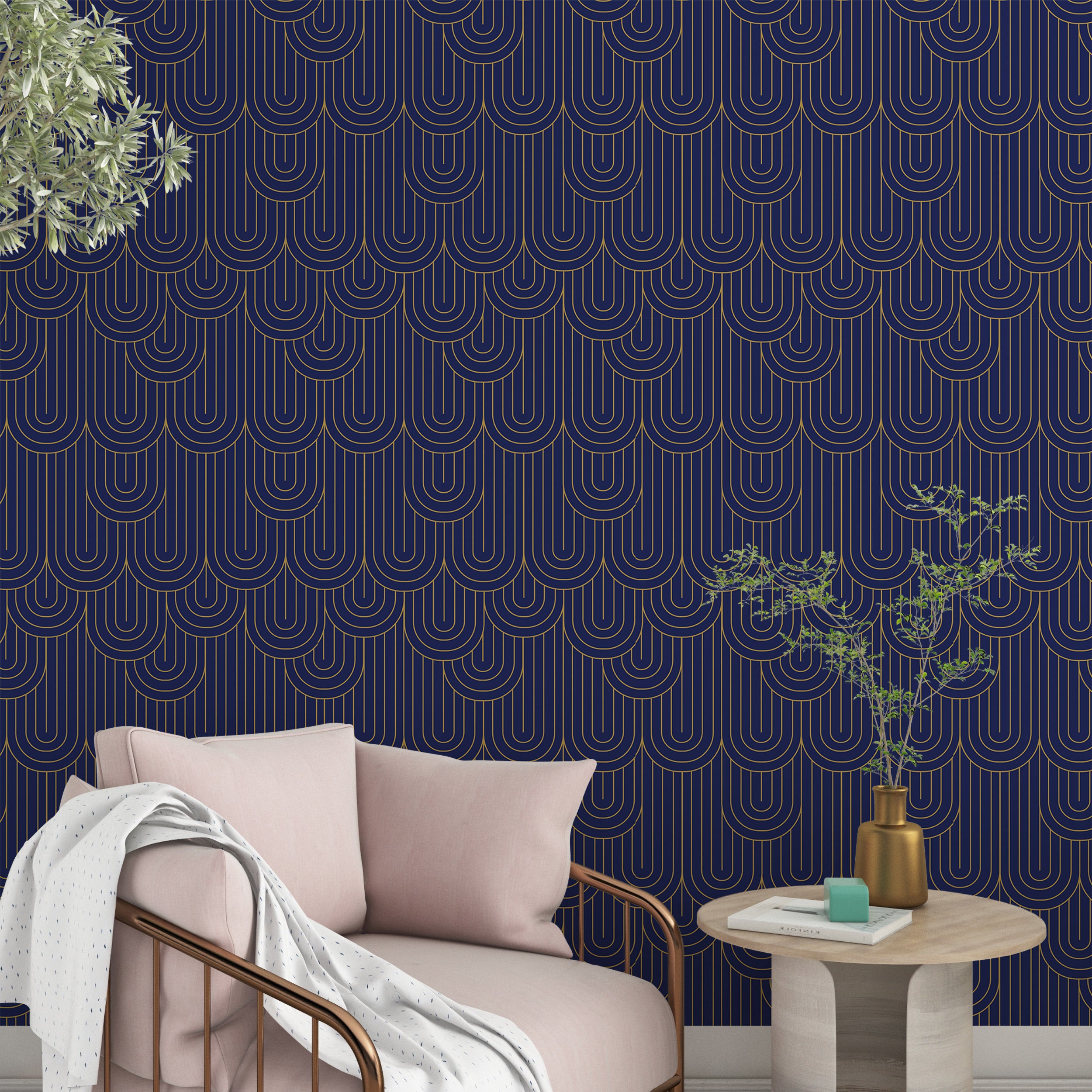 5 Product 107 Art Deco Peel and Stick Wallpaper